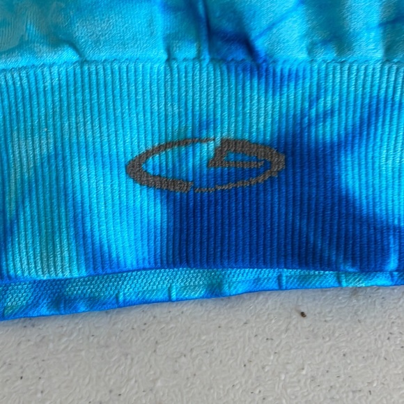 C9 Champion Blue Tie Dye Seamless Racerback Sports Bra - Picture 9 of 13